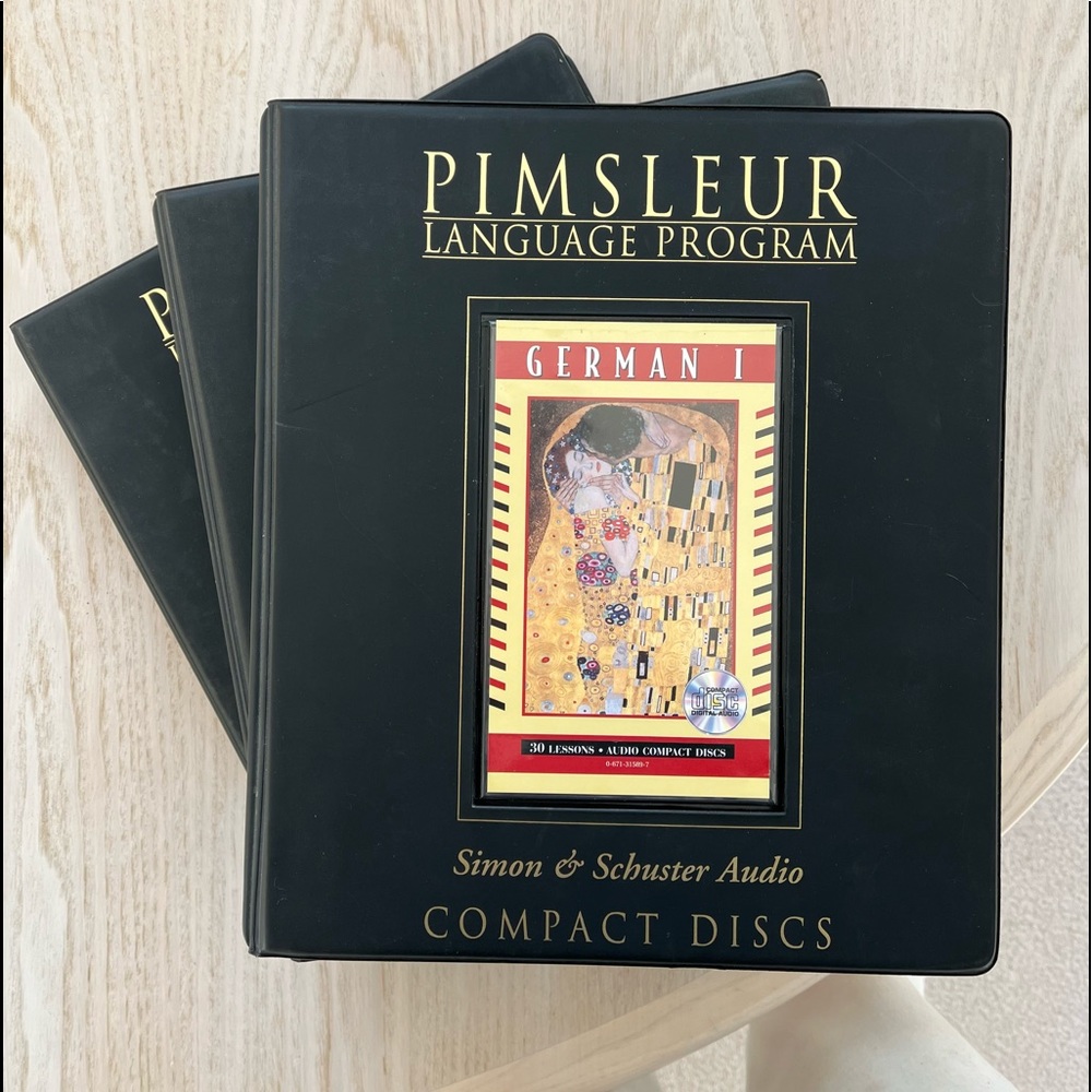 Pimsleur German language program on CDs